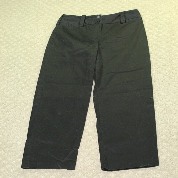 I.N. San Francisco Women's 5 Black Cropped Pants - Picture 1 of 6